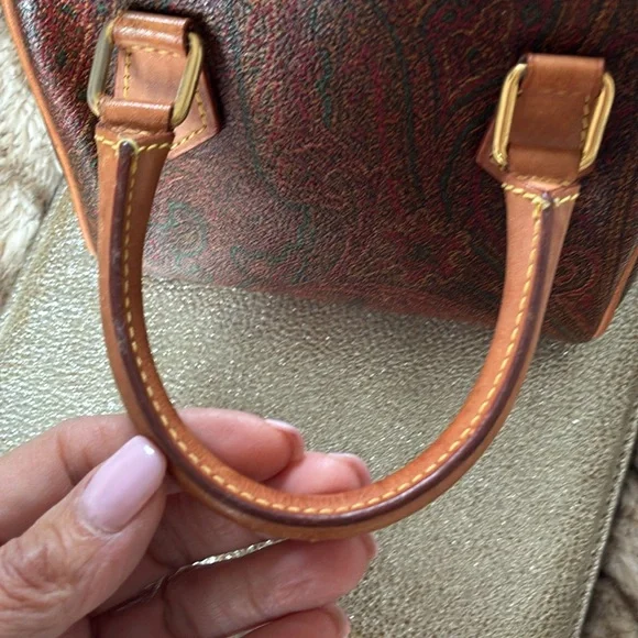 Etro Nano Boston bag/crossbody 6”x5”x3 1/2” - Picture 12 of 14